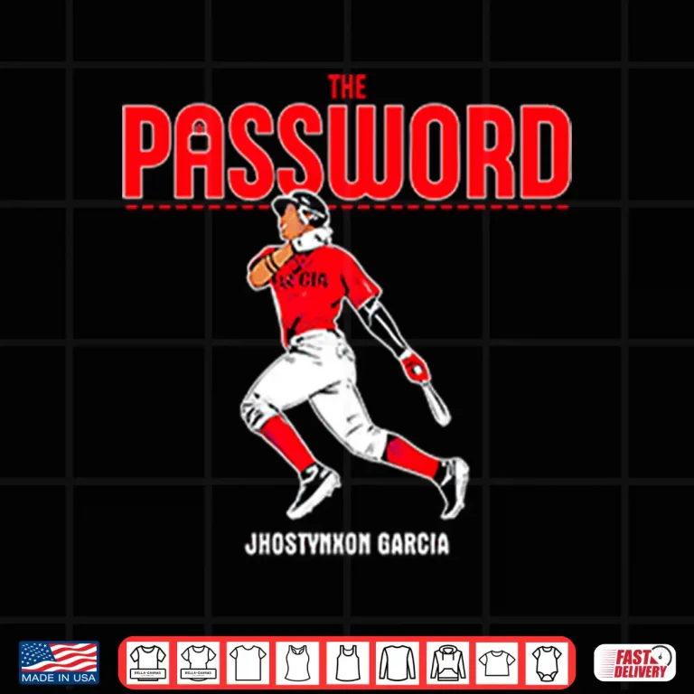 Design Jhostynxon Garcia The Password Boston Red Sox Shirt