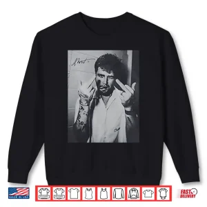 Sweatshirt Alex Warren Face Middle Finger Tour 2025 Shirt