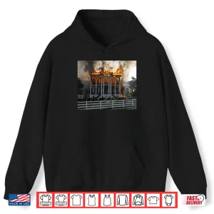 Hoodie Nottoway Plantation Fire Shirt