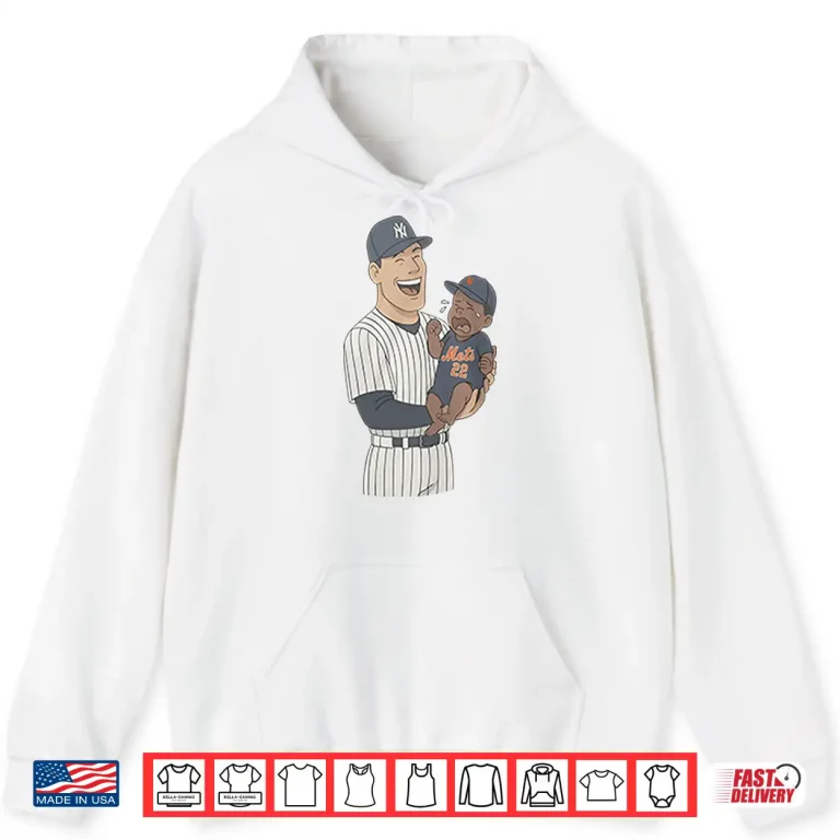 Hoodie Yankees Holding Crying Mets Baby Shirt