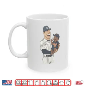 Mug Yankees Holding Crying Mets Baby Shirt