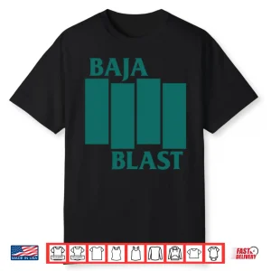 Baja Blast Black Flag Shirt