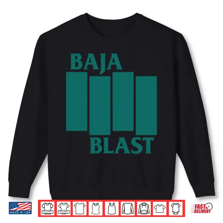 Sweatshirt Baja Blast Black Flag Shirt