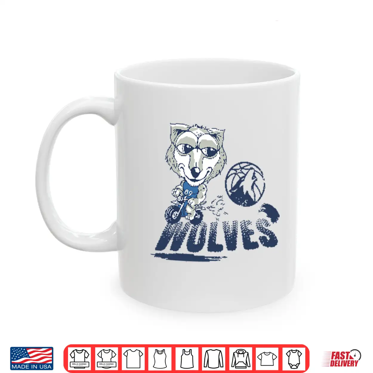 Minnesota Timberwolves Mascot Riding Motorbike Shirt Minnesota Timberwolves Mascot Riding Motorbike Shirt
