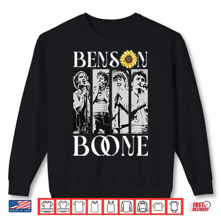 Sweatshirt Sunflower Accent Benson Boone Music Shirt