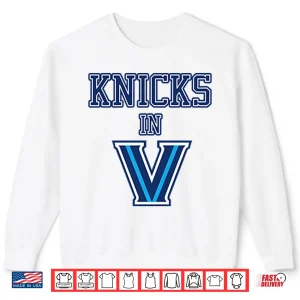 Sweatshirt New York Knicks In V Villanova Wildcats Shirt