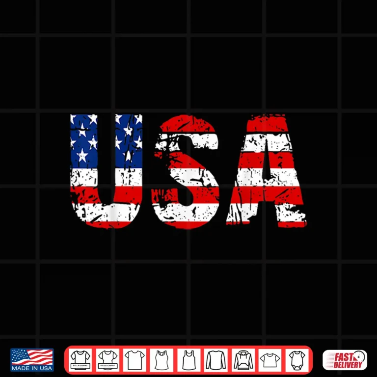 Design USA Flag American Flag US National Patriotic USA 4th of July Shirt