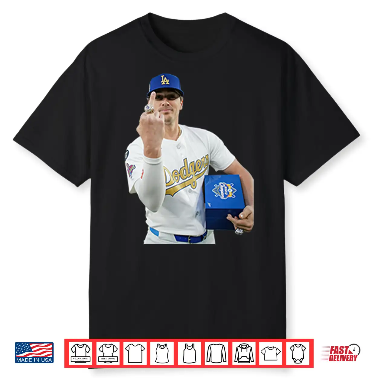 Los Angeles Dodgers Kike Hernandez Ring Middle Finger Shirt Los Angeles Dodgers Kike Hernandez Ring Middle Finger Shirt