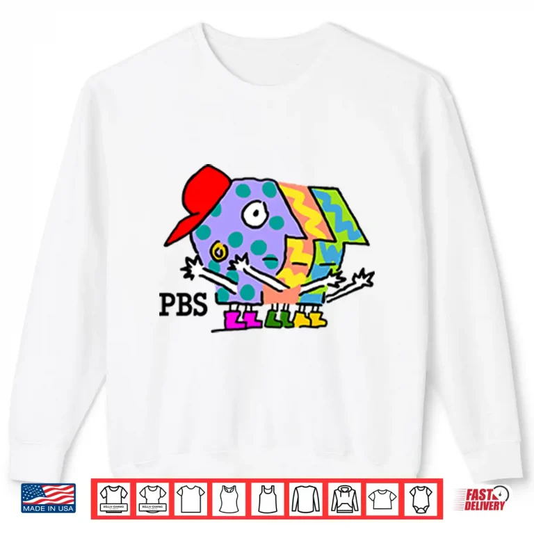 Sweatshirt PBS Cartoon Character Shirt