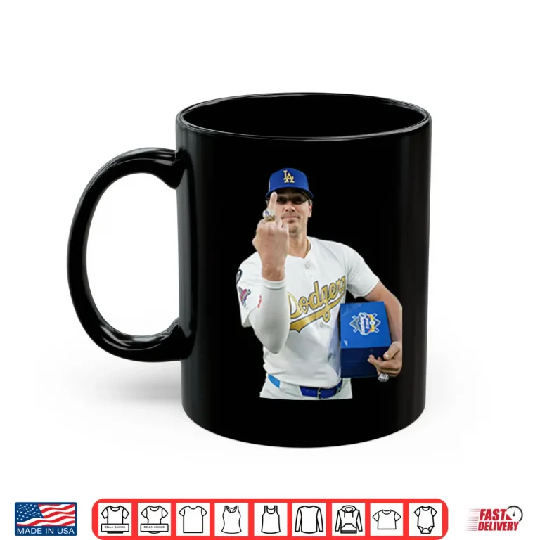 Mug Los Angeles Dodgers Kike Hernandez Ring Middle Finger Shirt
