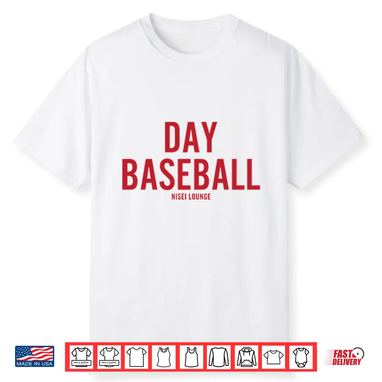 Day Baseball By Nisei Lounge Shirt Day Baseball By Nisei Lounge Shirt