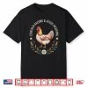 Chicken Raising And Jesus Praising Vintage Shirt