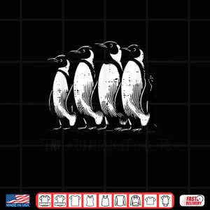 Design Penguins Against Tariffs Funny Resist Protest Resistance Shirt 1