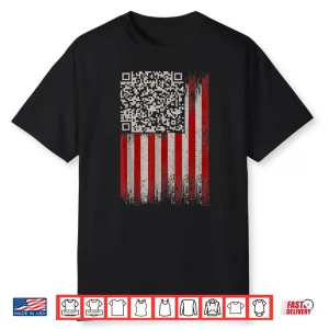 Funny Qr Trump Dancing Dance Code Shirt
