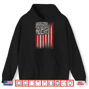 Hoodie Funny QR Trump Dancing Dance Code Shirt