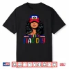Black-T-Shirt-Happy Haitian Flag Day Cool Haiti Flag Map Haitian Pride Shirt