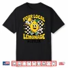 Black-T-Shirt-Lemon Stand Funny Lemonade Entrepreneur For Boys Girls Crew Shirt