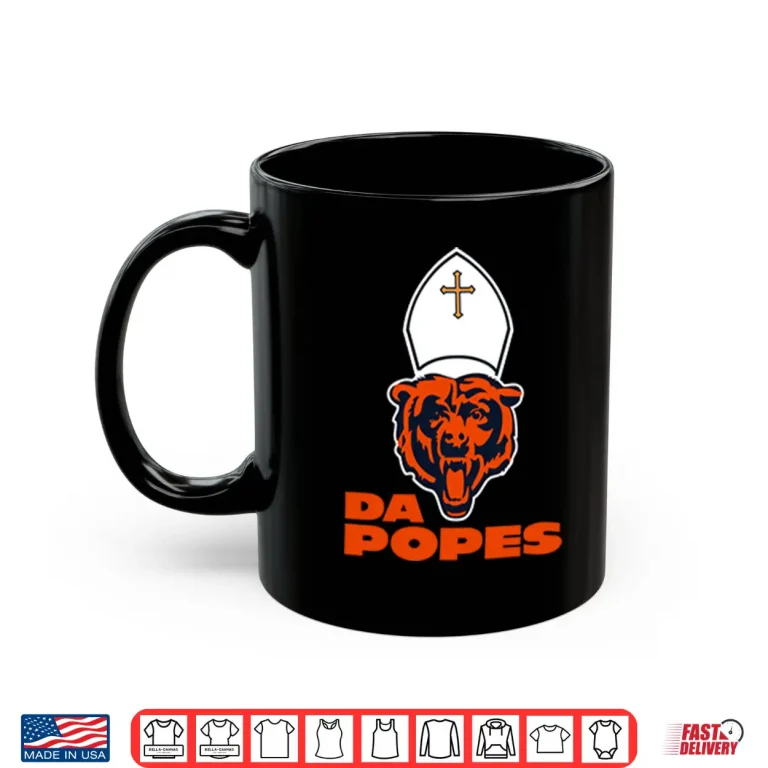 Mug Chicago Bears Da Popes Shirt