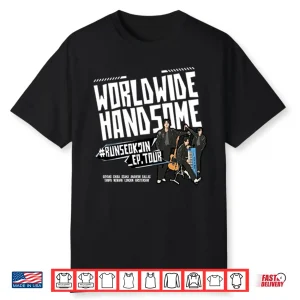 Jin Bts Worldwide Handsome Tour Shirt