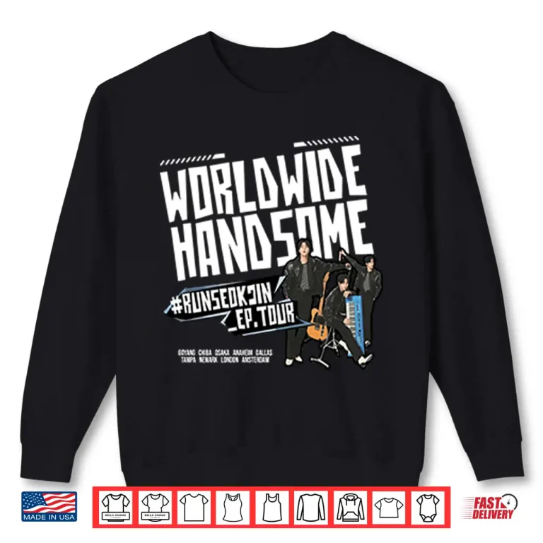 Sweatshirt Jin BTS Worldwide Handsome Tour Shirt