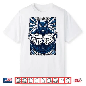 Minnesota Timberwolves 2025 Playoffs Wolves Back Shirt