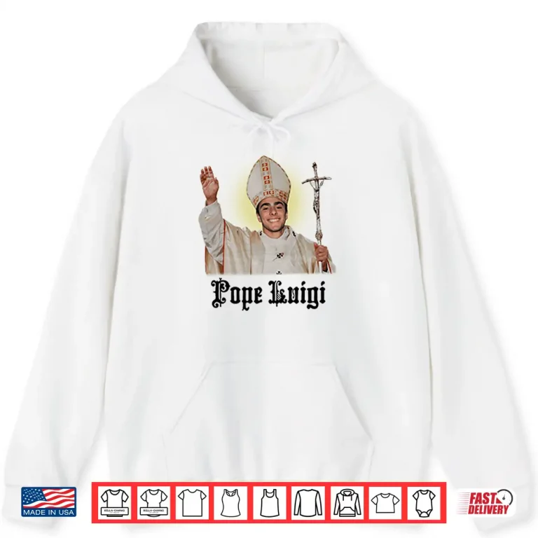 Hoodie Pope Luigi Mangione Shirt