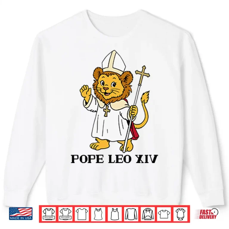 Sweatshirt Pope Leo XIV Lion Shirt