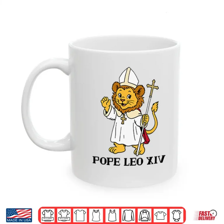 Mug Pope Leo XIV Lion Shirt