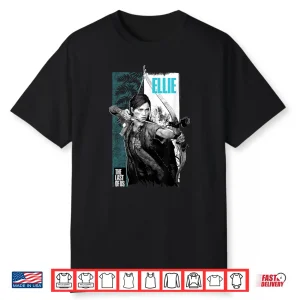 Ellie Bow And Arrow Leaves Video Game Shirt