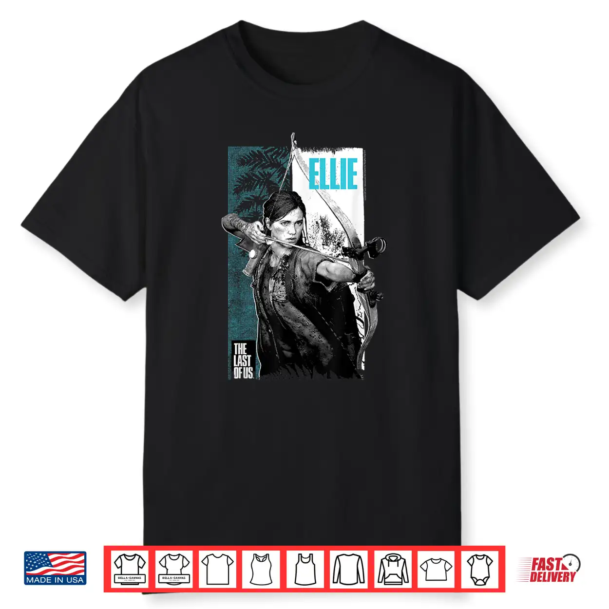 Ellie Bow And Arrow Leaves Video Game Shirt Ellie Bow And Arrow Leaves Video Game Shirt