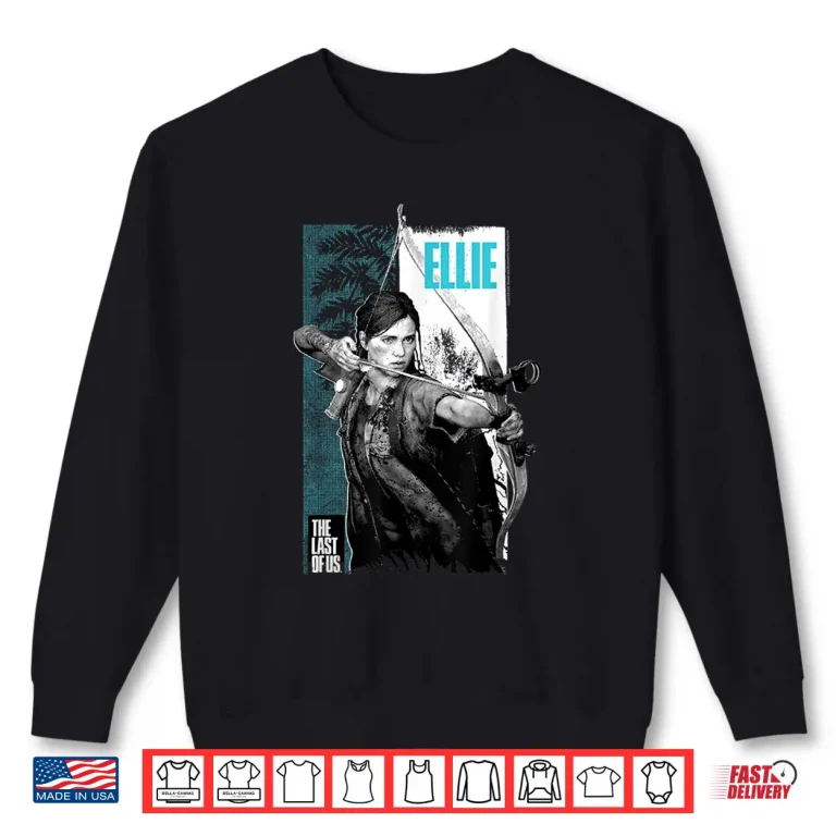 Sweatshirt Ellie Bow and Arrow Leaves Video Game Shirt 2