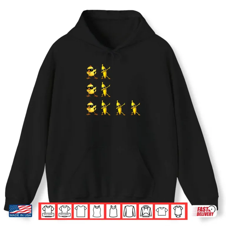 Hoodie Funny Chicken Banana Shirt 2