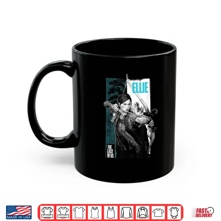 Mug Ellie Bow and Arrow Leaves Video Game Shirt 2