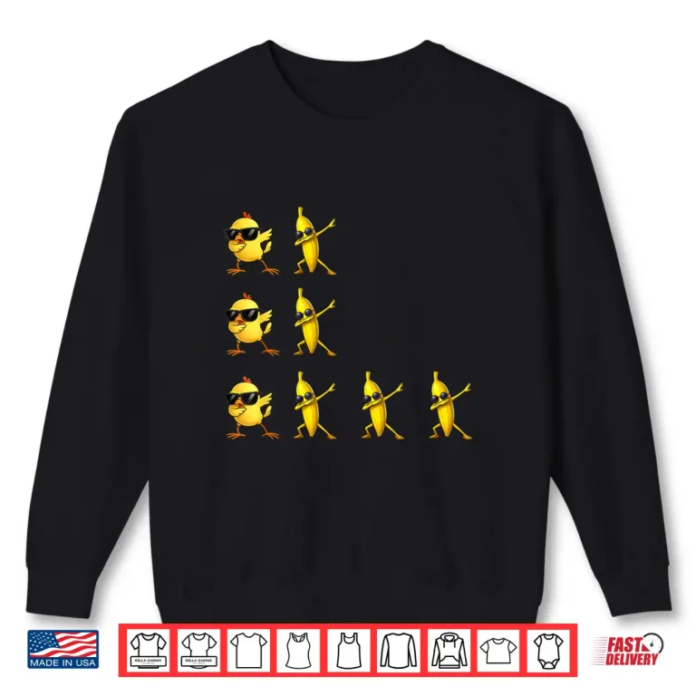 Sweatshirt Funny Chicken Banana Shirt 2