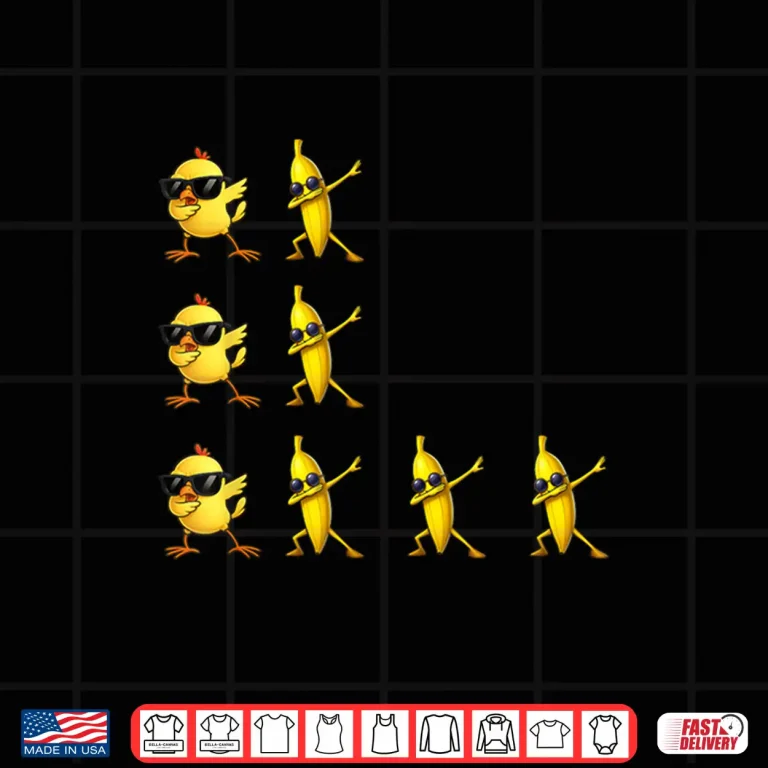 Design Funny Chicken Banana Shirt 2