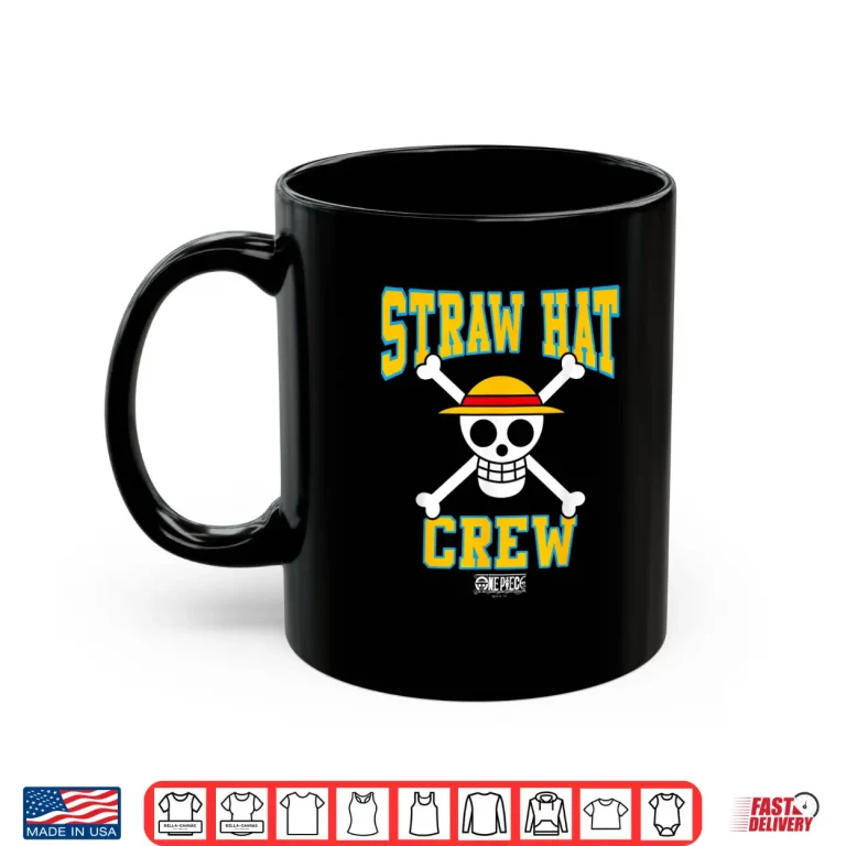 Mug One Piece Anime Straw Hat Crew Athletic Type Jolly Rogers Shirt 2