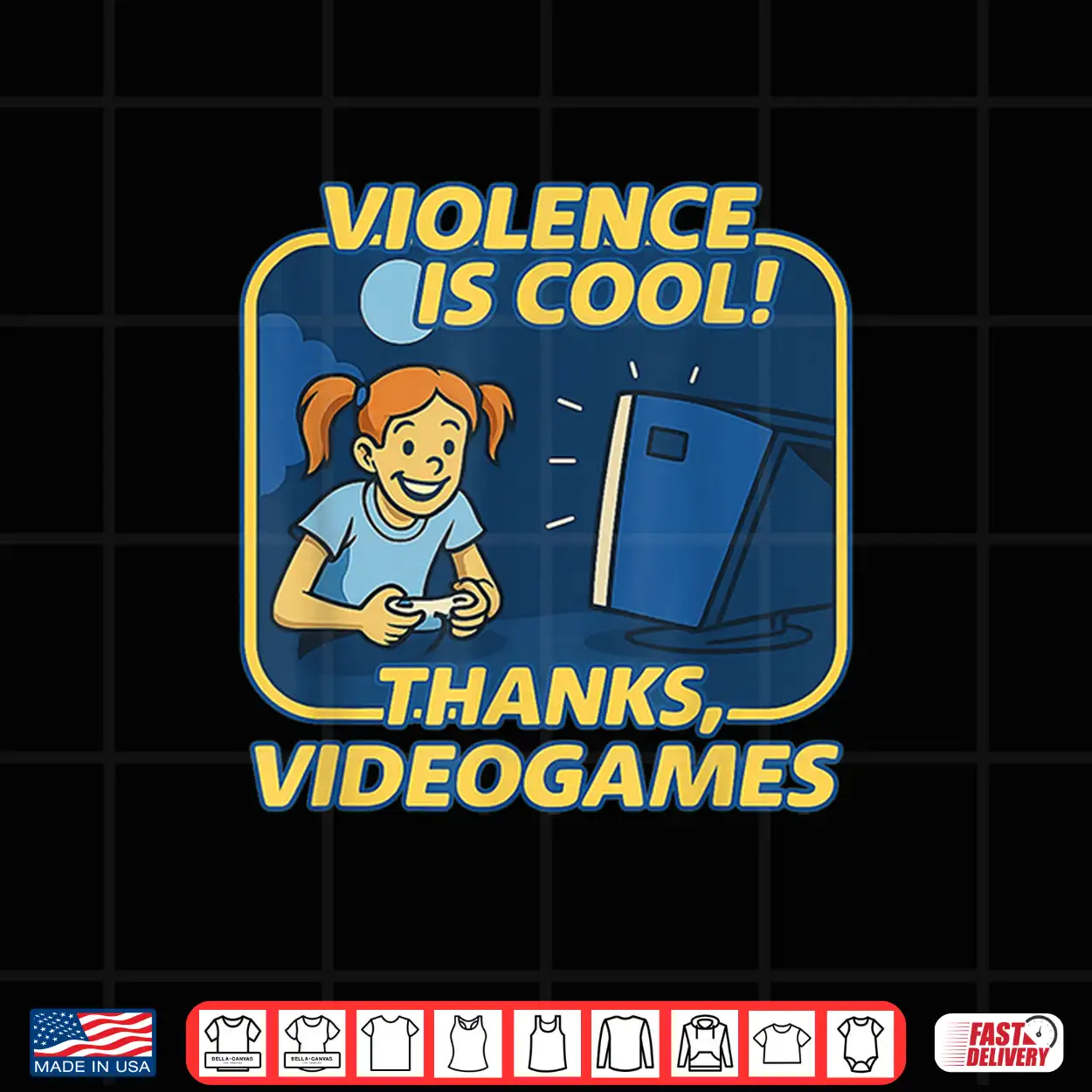 Violence Is Cool Thanks Video Games Shirt Violence Is Cool Thanks Video Games Shirt