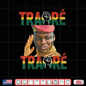 Design Burkina Faso Ibrahim Traore Thomas Sankara Shirt