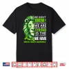 Lion Motivational Green Ribbon Mental Health Awareness Shirt