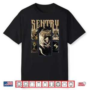 Marvel Comics Retro Classic Sentry Multiple Panel Shot Shirt