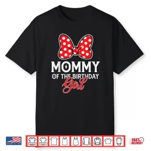 Mommy Of The Birthday Girl Cute Pink Family Matching Party Shirt