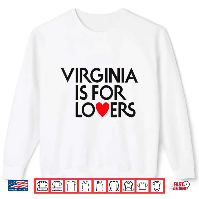 Sweatshirt Vintage Virginia Is For The Lovers Shirt 1