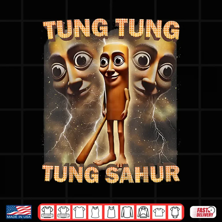 Design Tung Tung Tung Sahur Funny Meme Brainrot Humor Gen Z Shirt