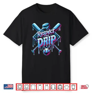 Baseball Drip Boys Ice Cream Drip Youth Respect The Drip Shirt