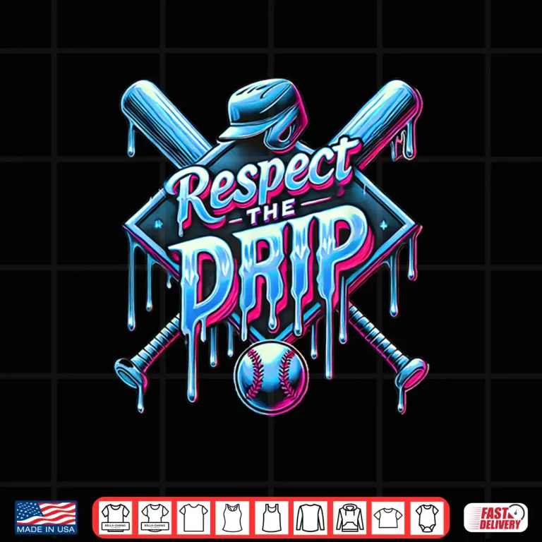 Design Baseball Drip Boys Ice Cream Drip Youth Respect The Drip Shirt 2