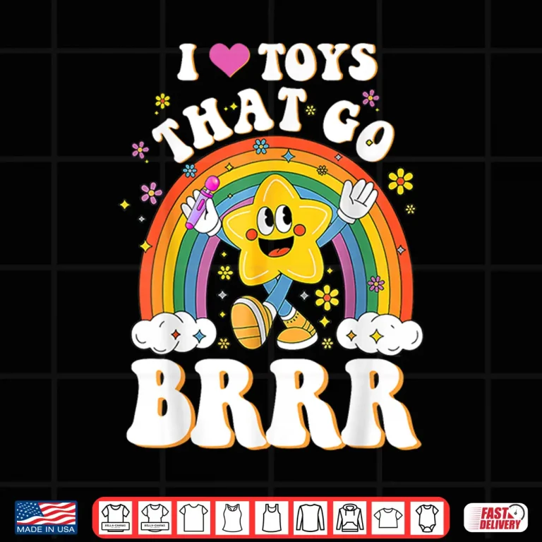 Design Inappropriate Fun I Love Toys That Go Brrr Shirt 2