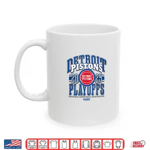 Mug NBA Official Detroit Pistons 2025 Playoffs Showtime Shirt 2