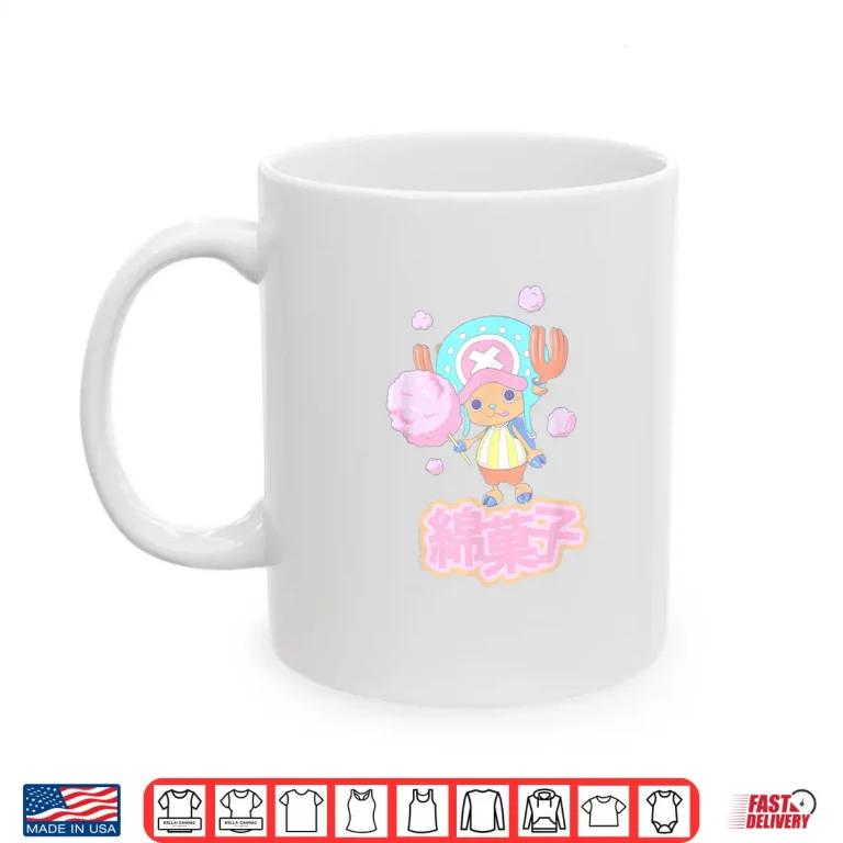 Mug One Piece Anime Tony Tony Chopper Cotton Candy Shirt 2