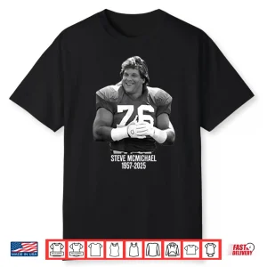 Rip Nfl Super Bowl Champion And Hall Of Famer Steve Mcmichael 1957 2025 Shirt