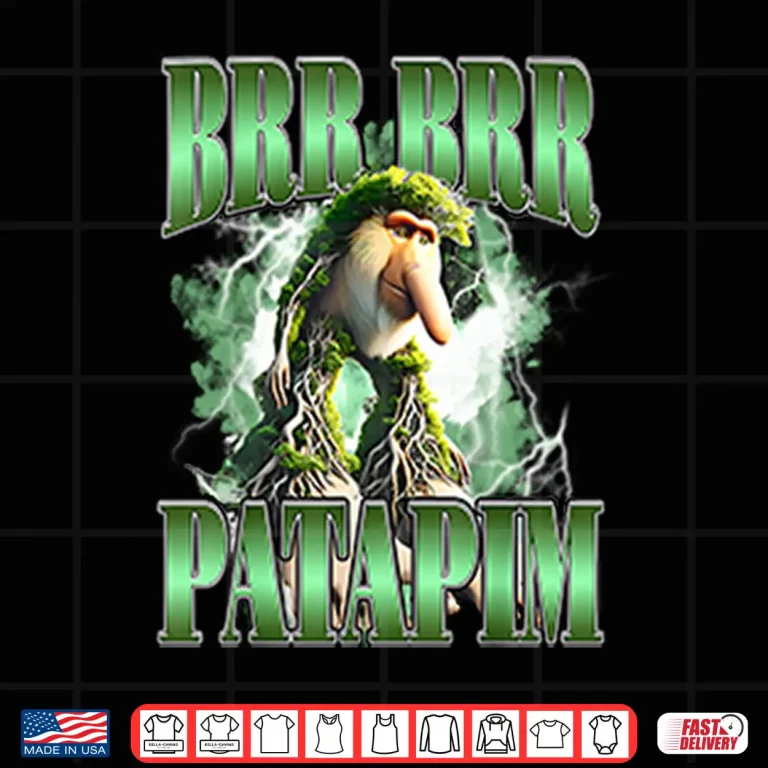 Design Brr Brr Patapim Italian Brainrot Meme Shirt